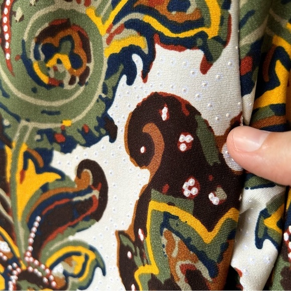 Haani paisley print stretchy midi dress - Picture 4 of 7